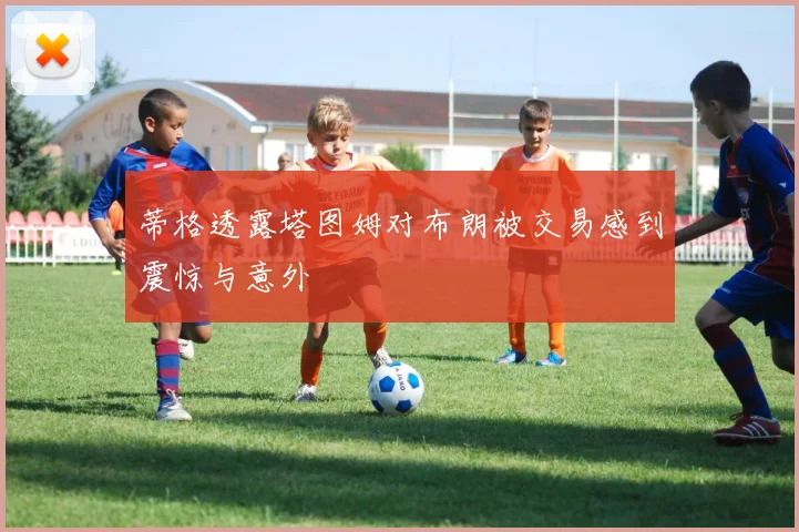 蒂格透露塔图姆对布朗被交易感到震惊与意外